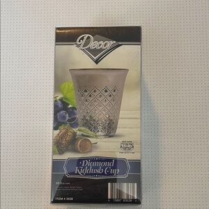 Wine Round Kiddush 5 Oz Cups and Saucers 10 Set Shabbat Havdalah Silver Color tv